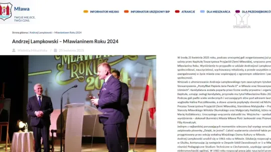 Nowy rozdział w historii „Mławianina Roku”