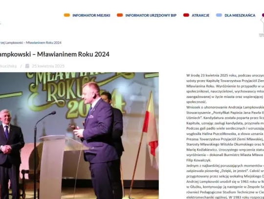 Nowy rozdział w historii „Mławianina Roku”